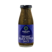 Organic Black Pepper Sauce 200ml - Asian Organics BB Jan 2023