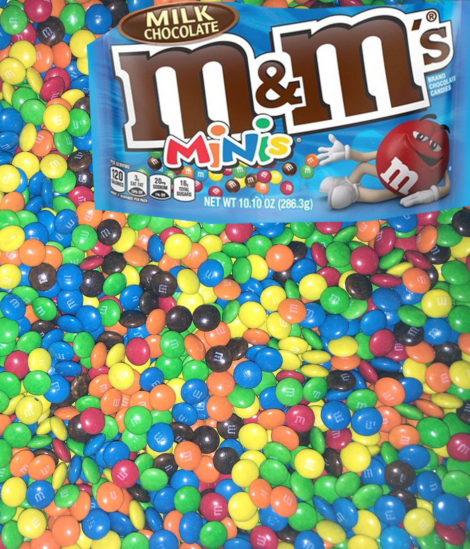 1KG BULK BAG MILK CHOCOLATE MINI MINIS M&M'S M&MS CANDY COATED CHOCOLATES  AUS