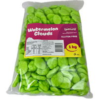 Green Clouds - Watermelon 1kg Bulk Lollies Bag for Lolly Buffet - Lolliland