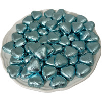 Blue Chocolate Hearts 500g